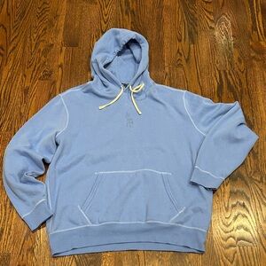 Polo by Ralph Lauren Men's Light Blue Hoodie
